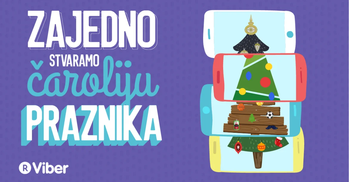 Poželite srećne praznike kao nikada do sada preko Vibera