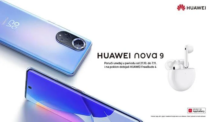 Huawei nova 9 poklon