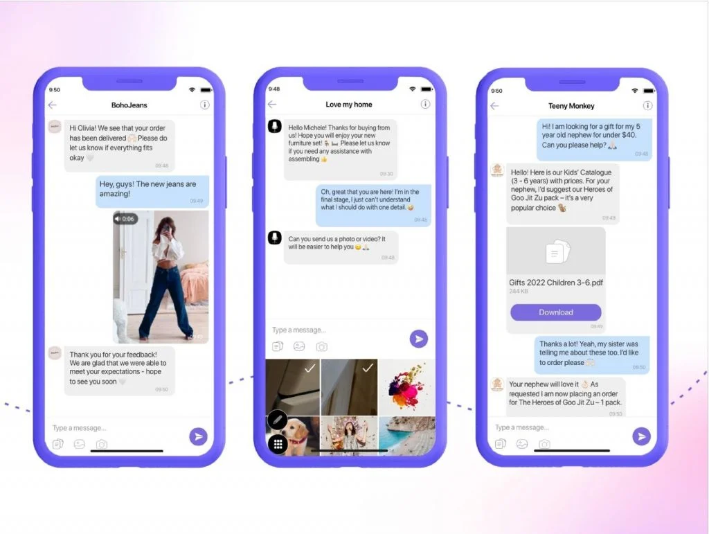Prodavac na Viber poslovnim porukama