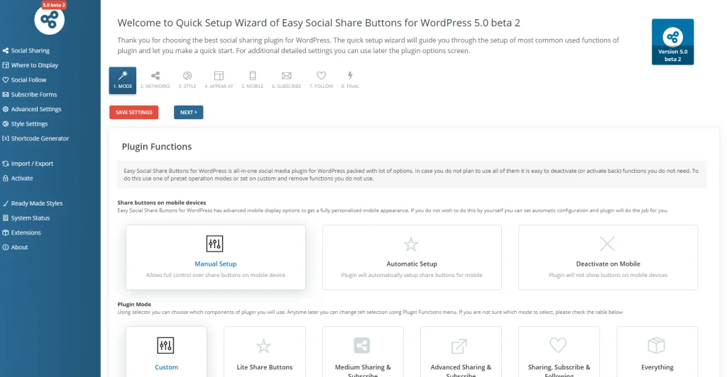Easy Social Share Buttons for WordPress