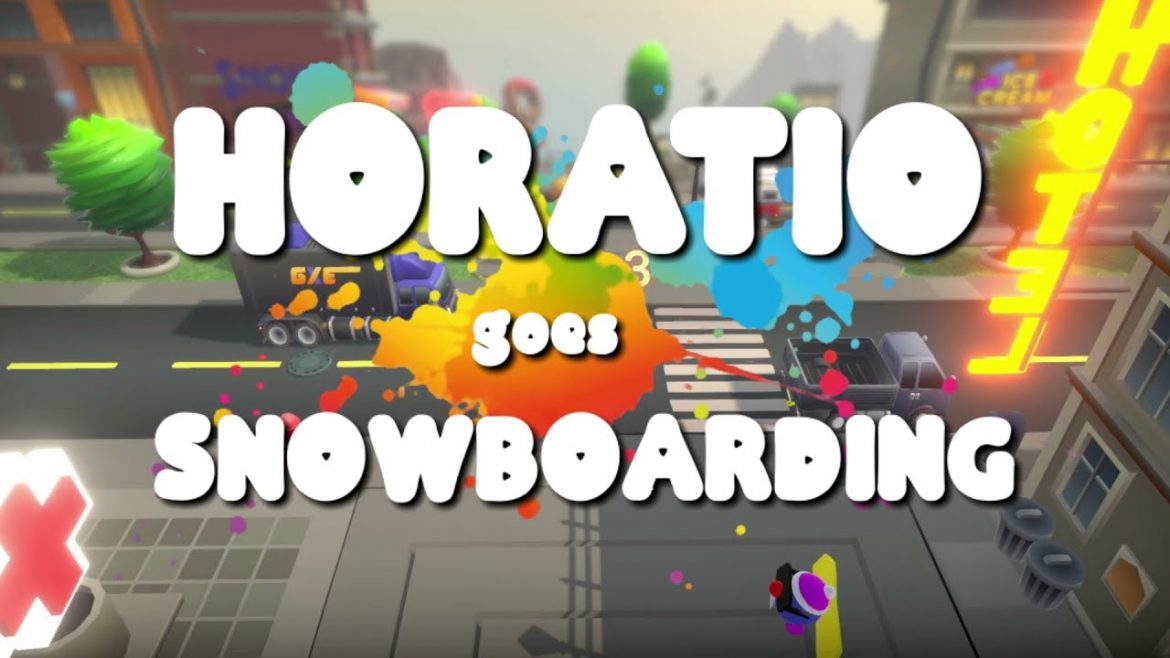 Horatio Goes Snowboarding Naslovna