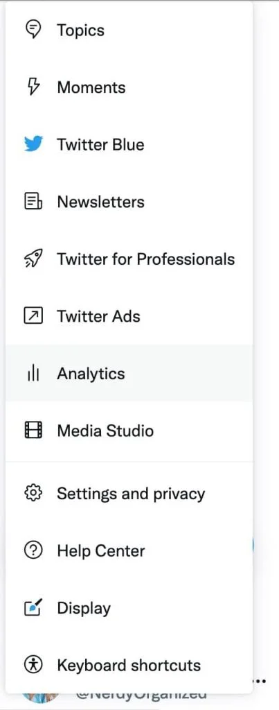 Twitter analitiku9