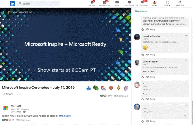 LinkedIn inspire