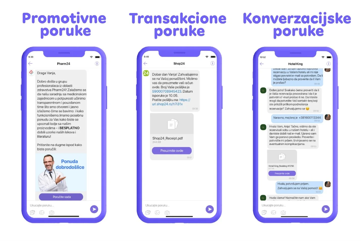 primeri poslovnih poruka