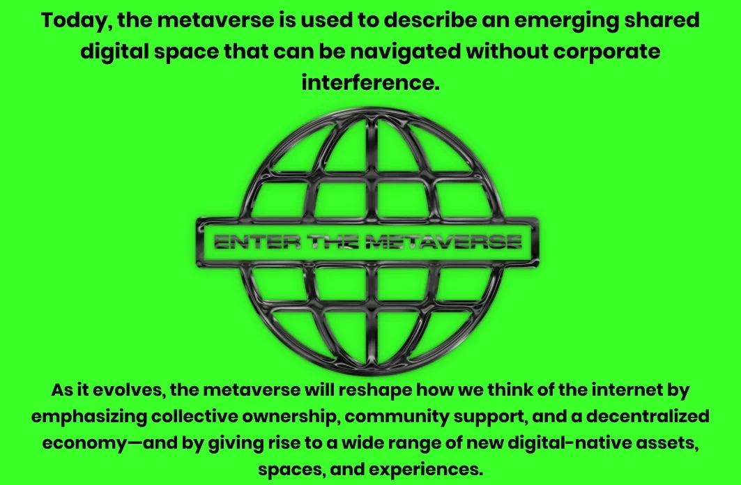 Enter the metaverse