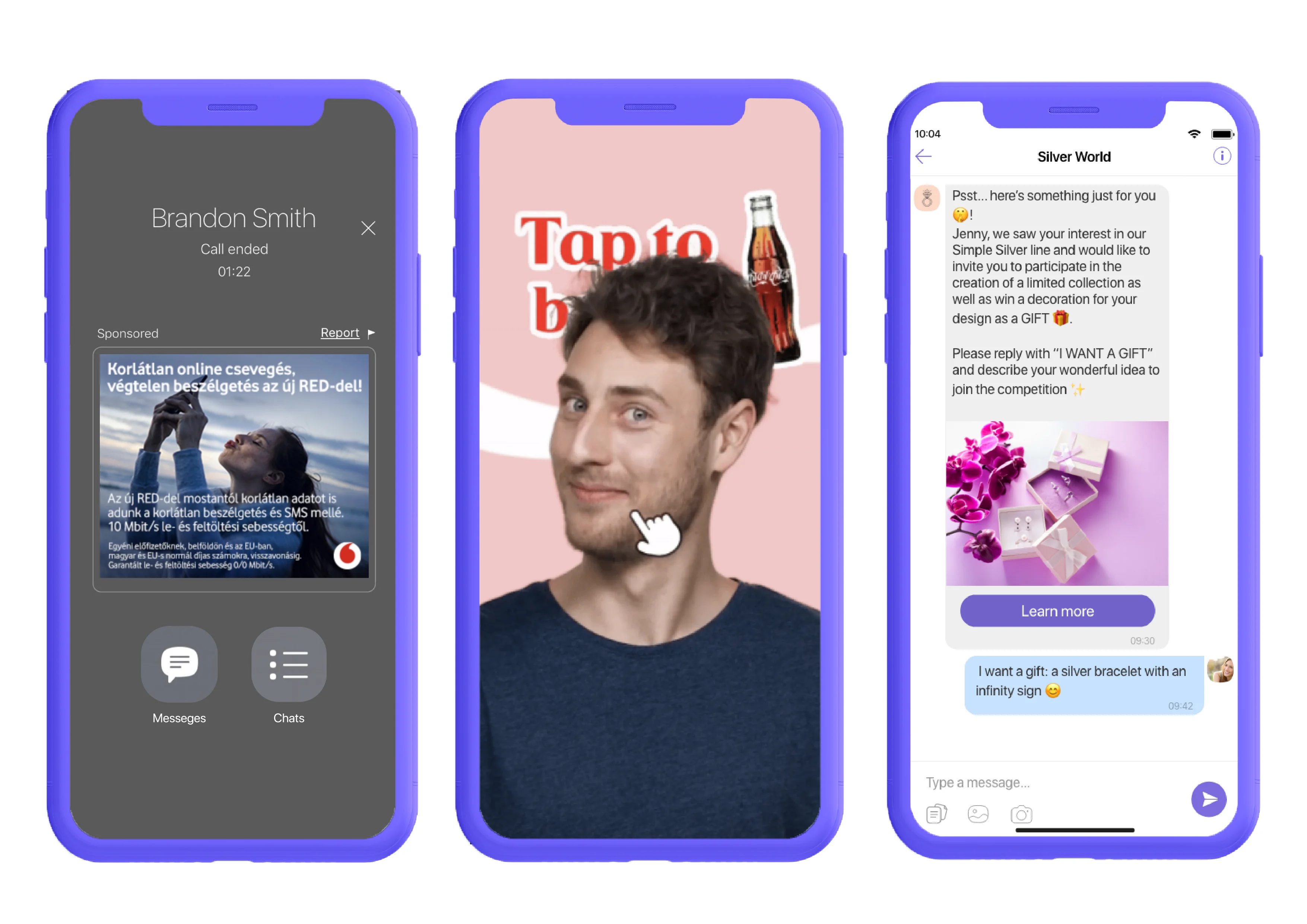 Viber Ads, Viber Lenses and Viber Business Messages