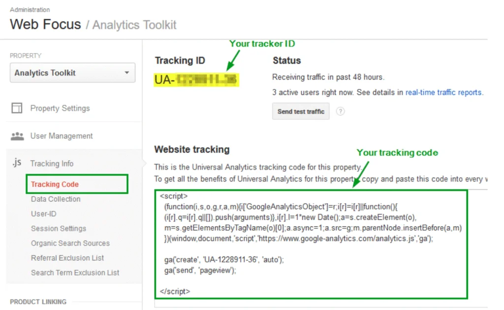 Google Analytics ID