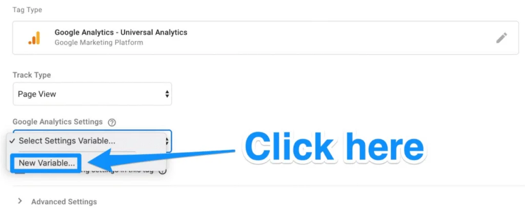 Google Analytics Setting