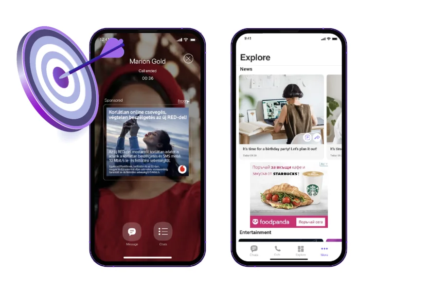 Ciljane reklame unutar mesindžera (Viber)