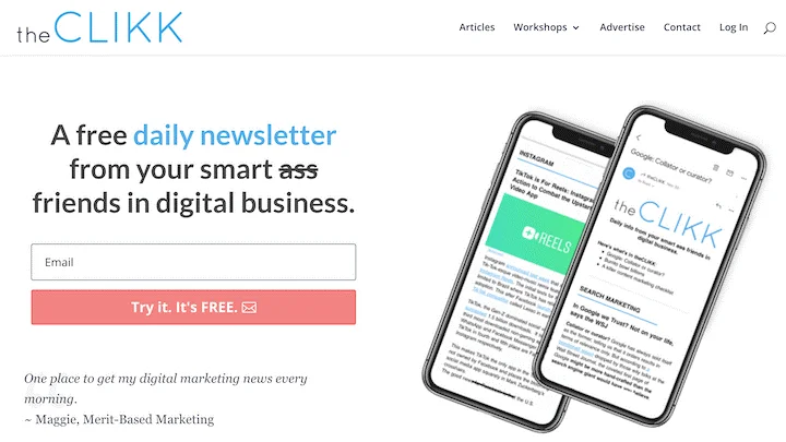 Clickk prijava