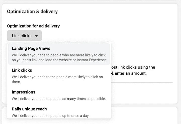 Kreirajte set fejs oglasa