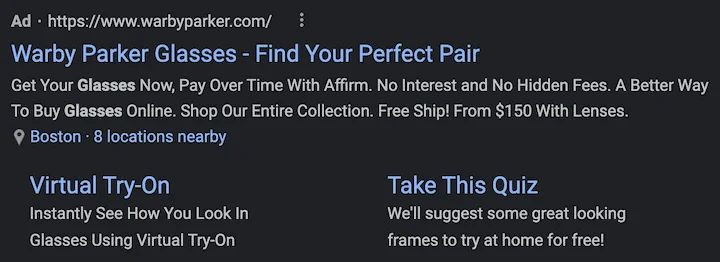 Primer naslova google ads