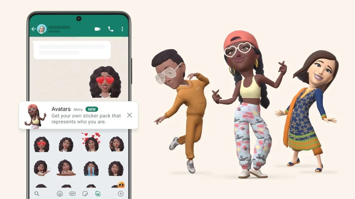 WhatsApp uveo 3D avatare