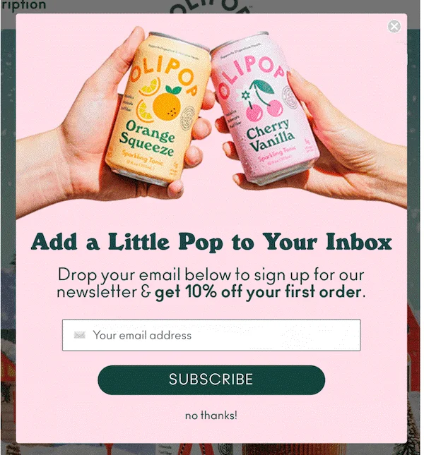 Add a little pop to your inbox