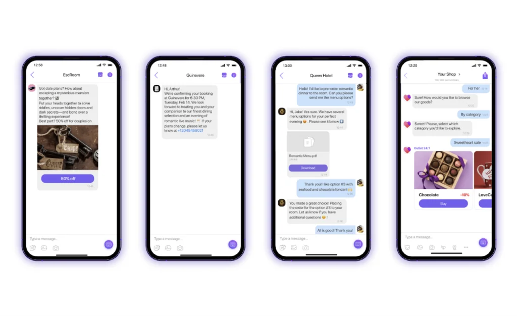 Poslovne poruke brendova za Dan zaljubljenih fotografije ustupio Rakuten Viber