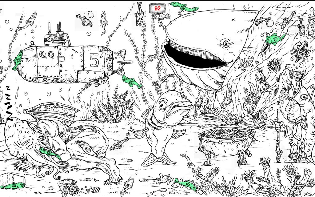 100 hidden Cthulhu fish 3