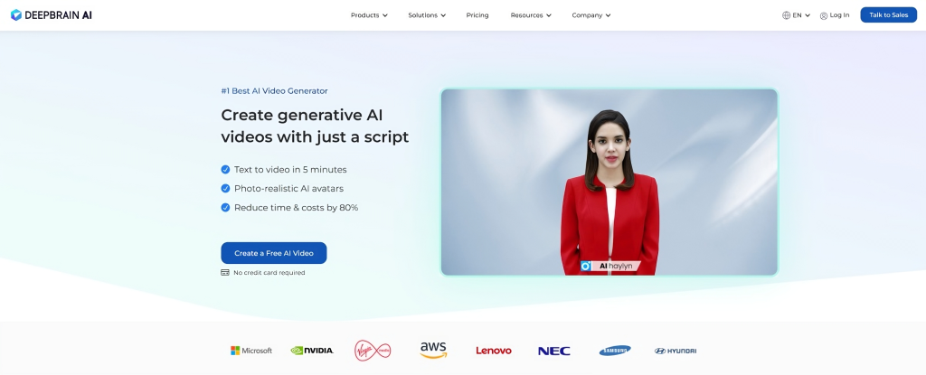 DeepBrain AI recenzija Najbolјi AI generator avatara 2
