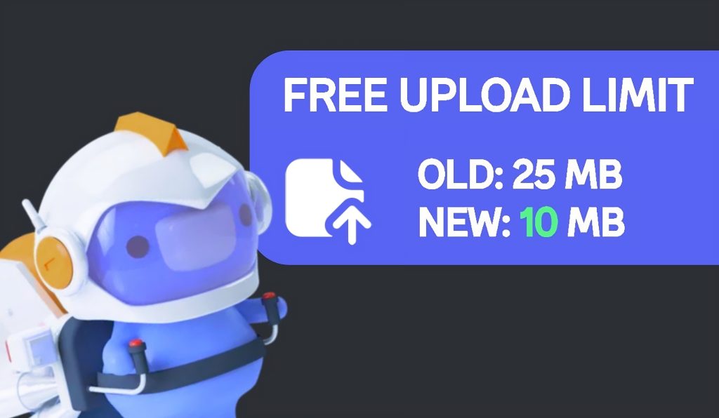 Discord smanjuje besplatan limit za upload na 10MB 1
