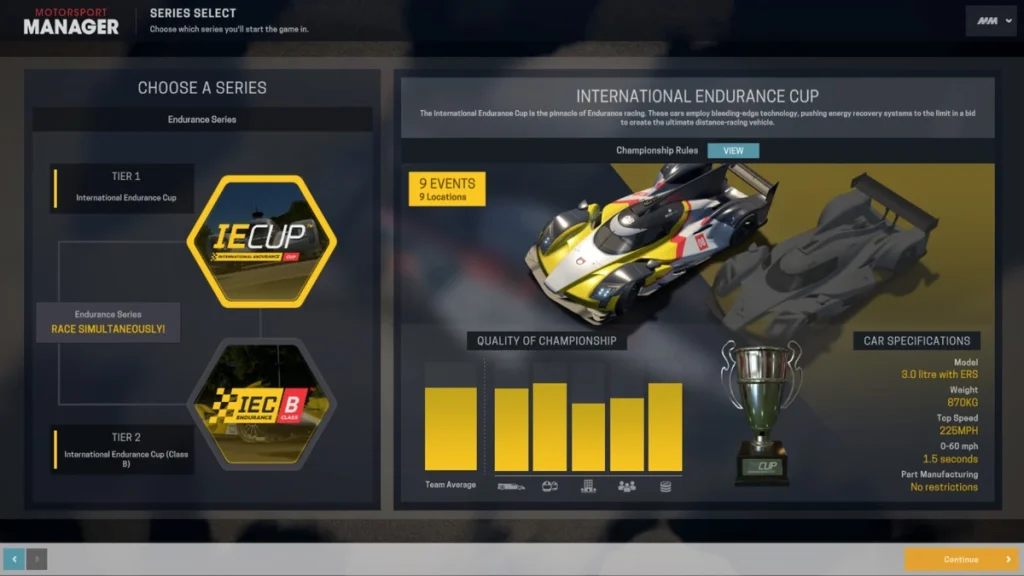 Endurance Motorsport Series 