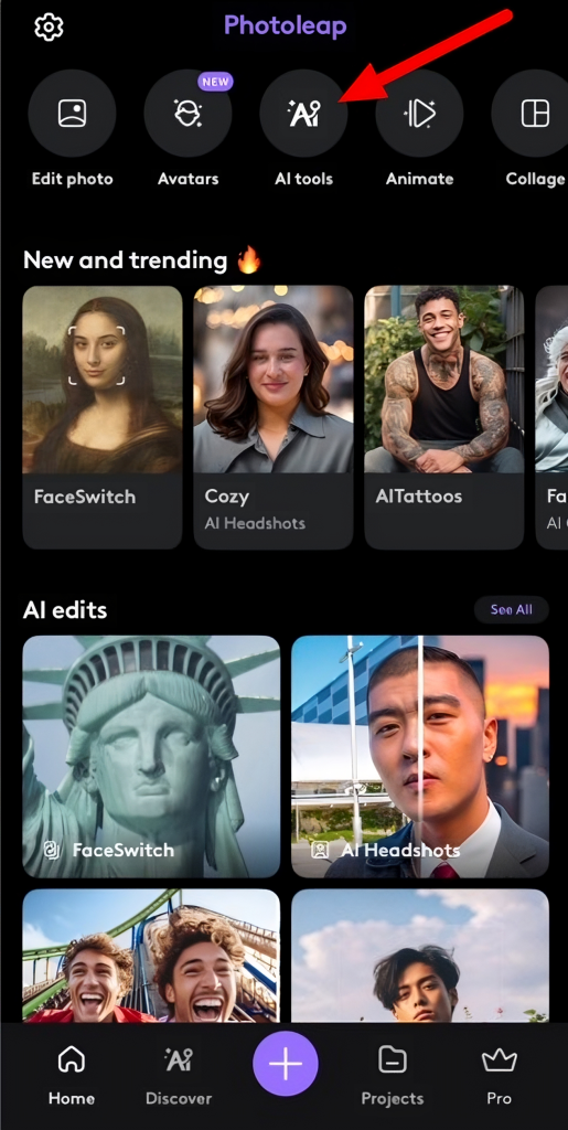 Photoleap recenzija Najbolјi AI editor fotografija za pametne telefone 5