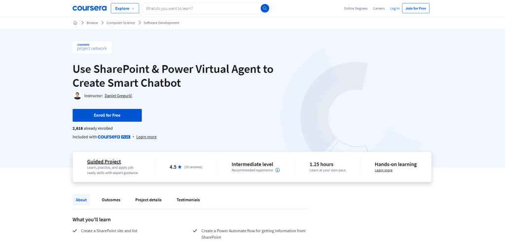 6 najbolјih chatbot kurseva i sertifikata 4