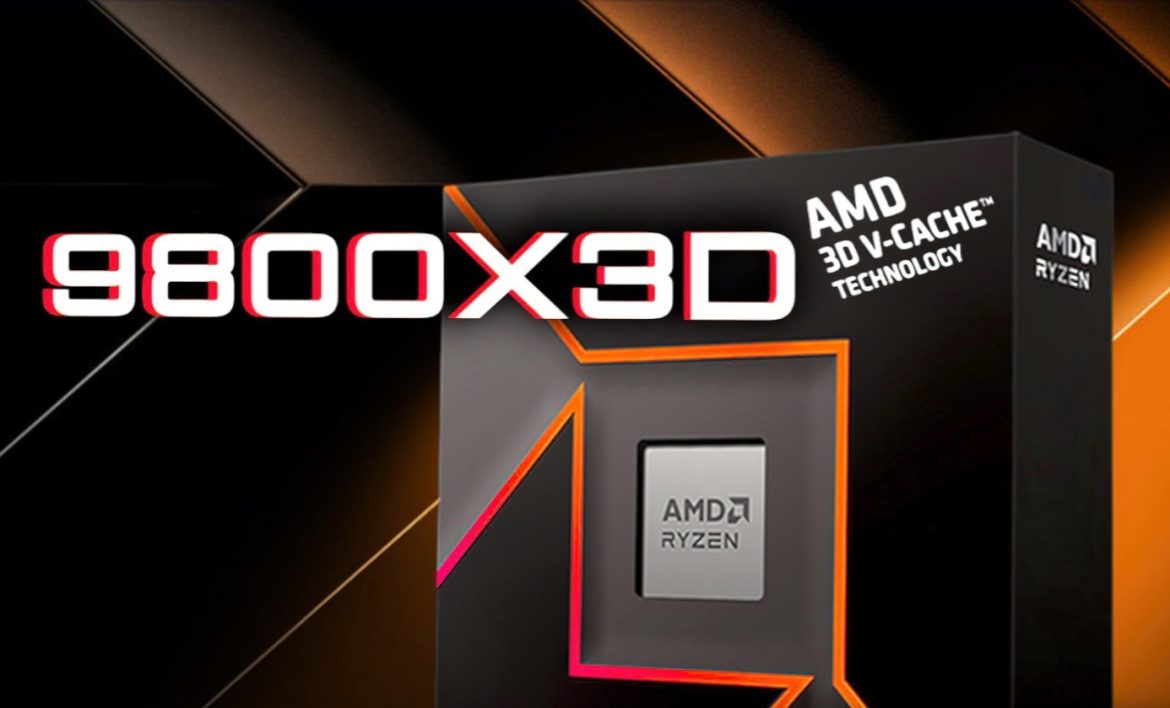 AMD Ryzen 7 9800X3D podešen na 5,6 GHz na svim jezgrima 35% brži od standardnog 7800X3D