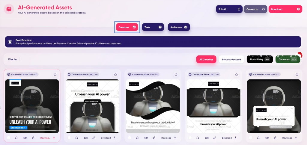 AdCreative.ai Najbolјi AI marketinški alat za oglase 29