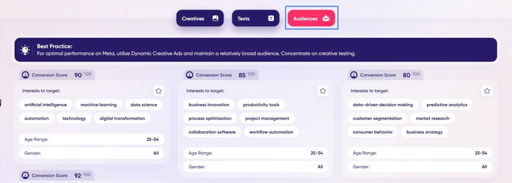 AdCreative.ai Najbolјi AI marketinški alat za oglase 31