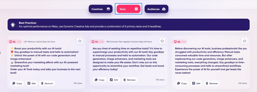 AdCreative.ai Najbolјi AI marketinški alat za oglase 32