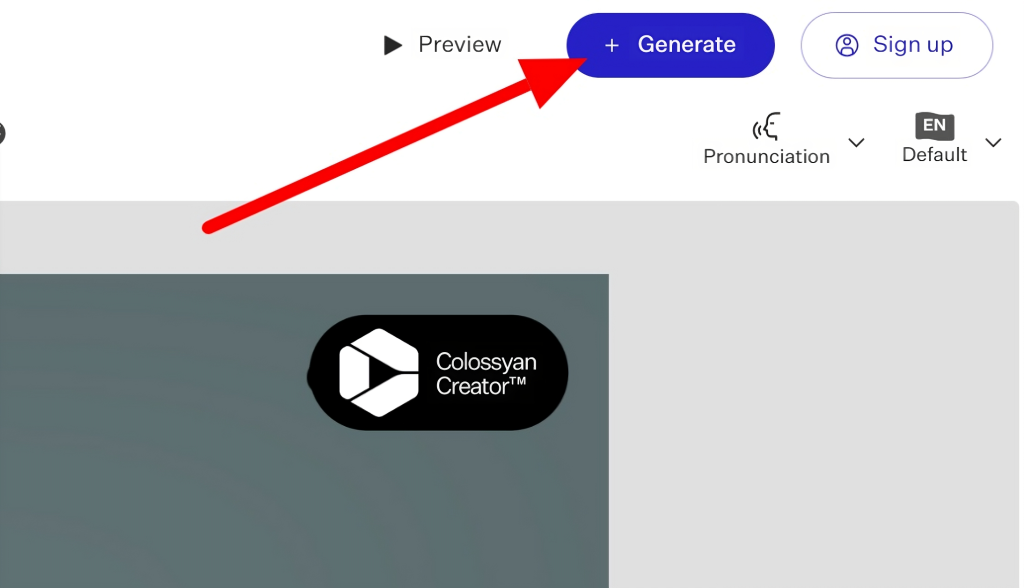 Colossyan Creator Najbolјi AI video generator 25