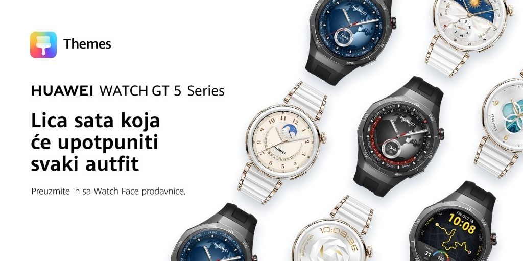 Jedan sat, beskonačan broj stilova – Huawei Watch GT 5 serija donosi lica sata za svaku priliku 1