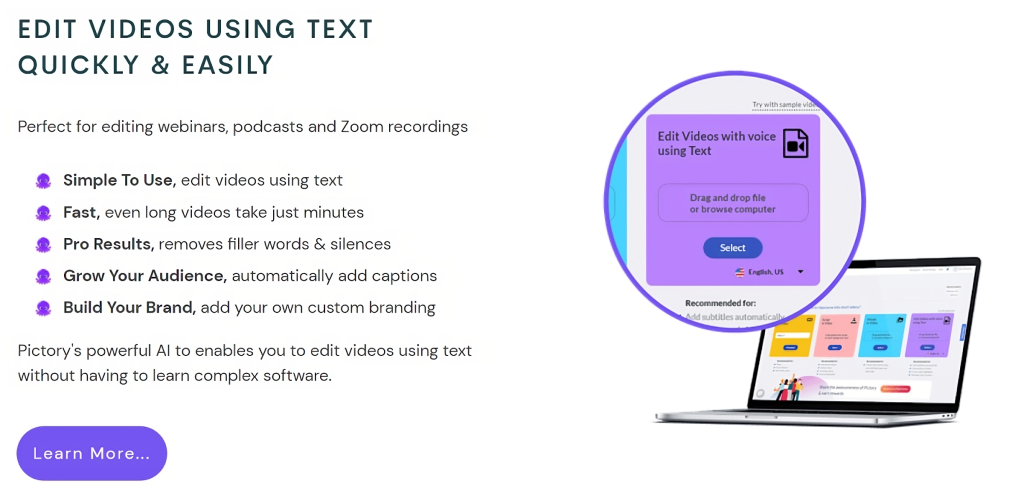 Pictory Najbolјi AI video generator 5