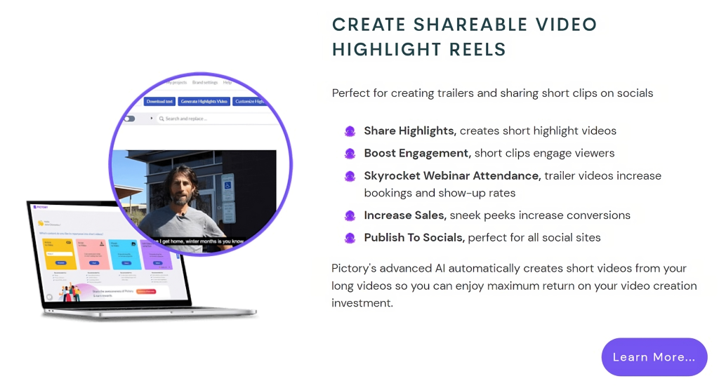 Pictory Najbolјi AI video generator 8