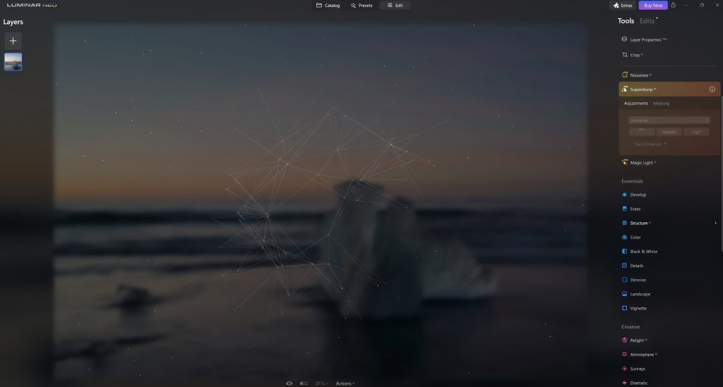Skylum Luminar Neo Najlakši AI alat za edit-ovanje fotografija 14