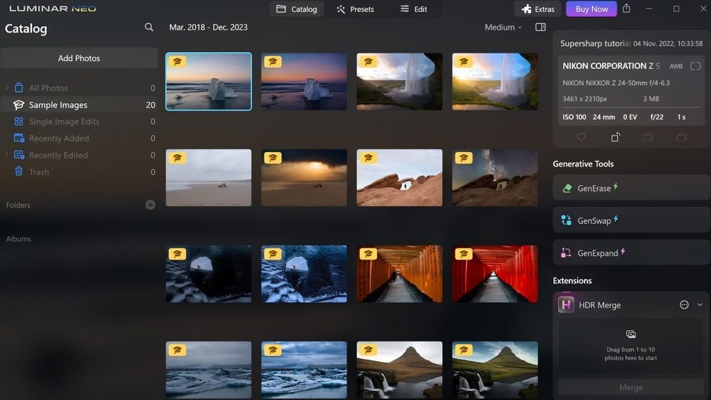 Skylum Luminar Neo Najlakši AI alat za edit-ovanje fotografija 3