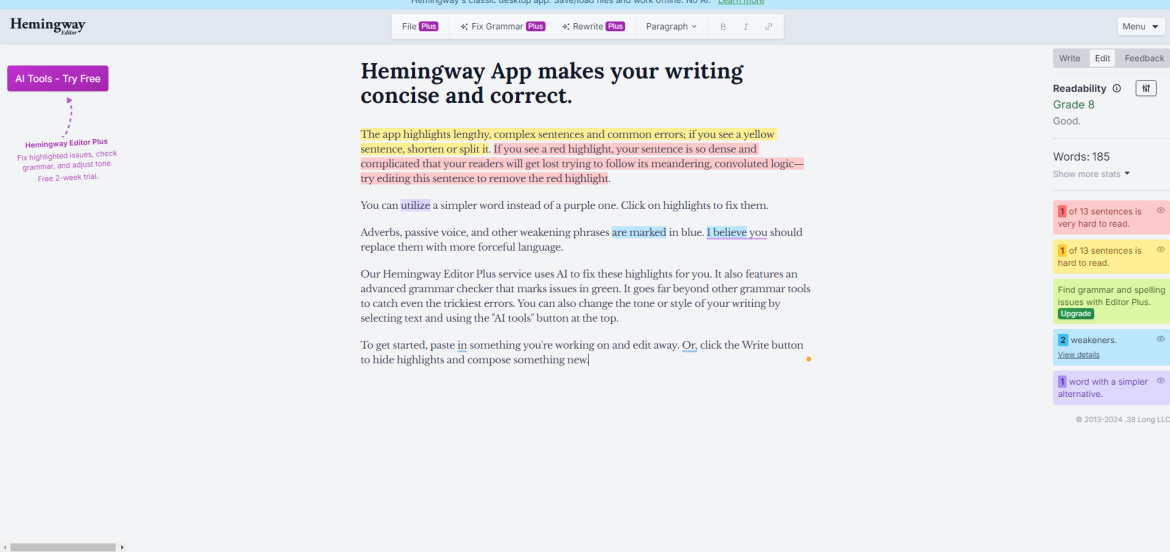 www.hemingwayapp.com