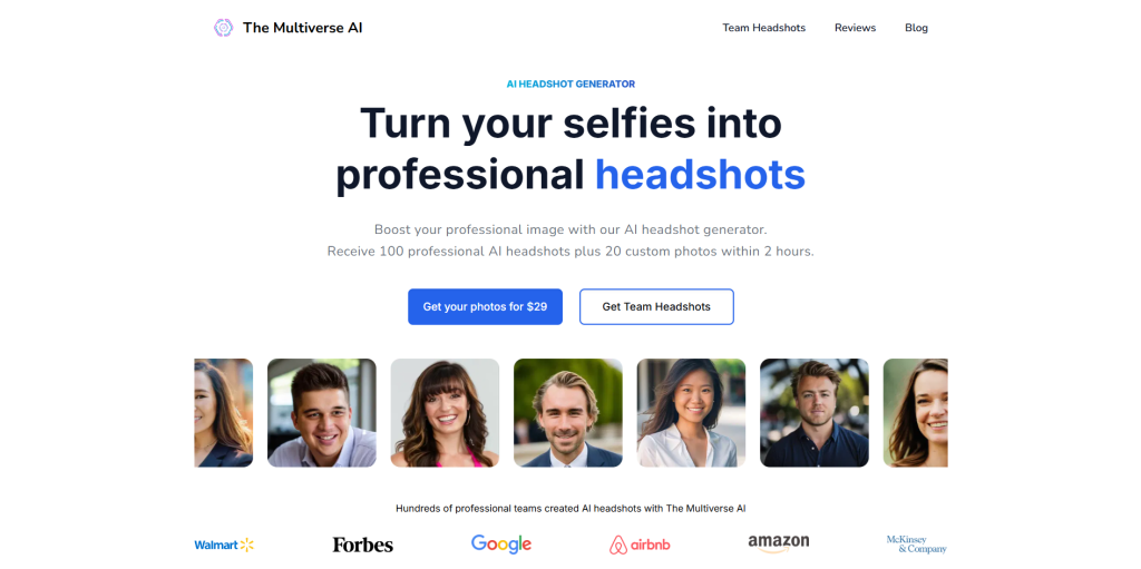10 najbolјih AI Headshot generatora 3