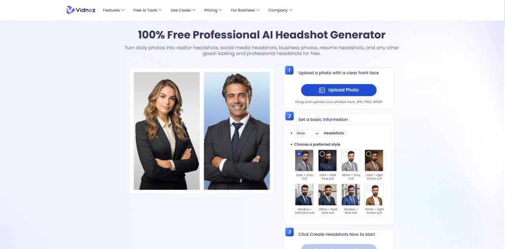 10 najbolјih AI Headshot generatora 9