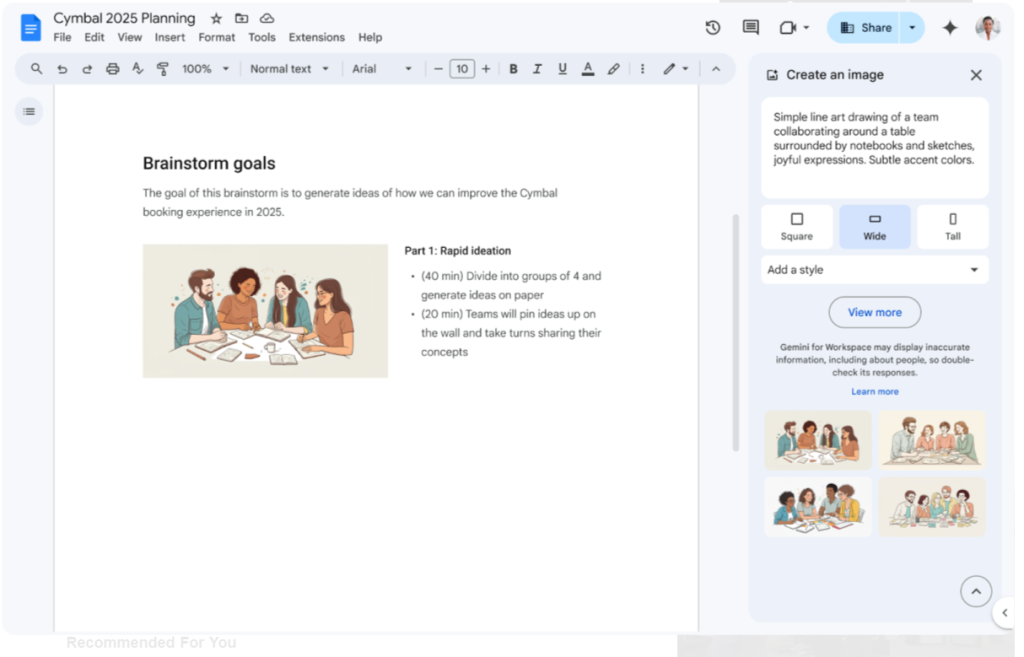 Google Docs sada omogućavaju generisanje AI slika direktno unutar dokumenata 2