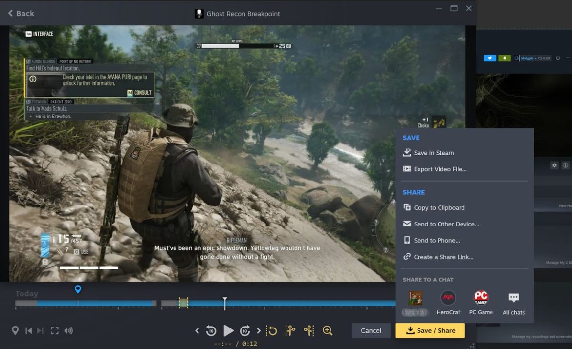 Steam Game Recording sada dostupan za sve korisnike