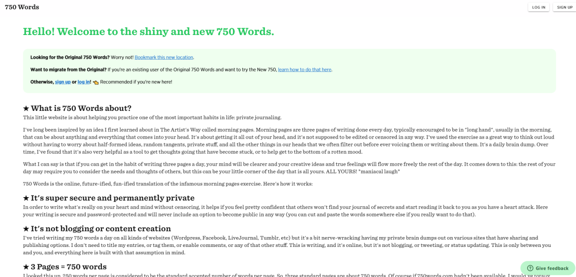 www.750words.com