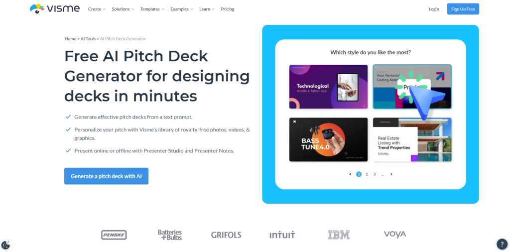 10 najbolјih AI Pitch Deck generatora 2