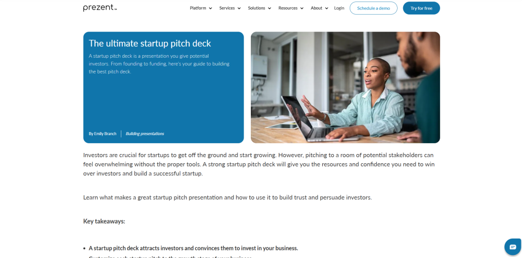 10 najbolјih AI Pitch Deck generatora 8