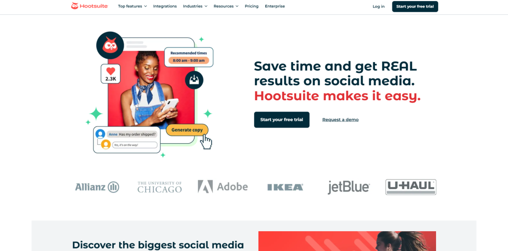 10 najbolјih AI alata za društvene medije 8