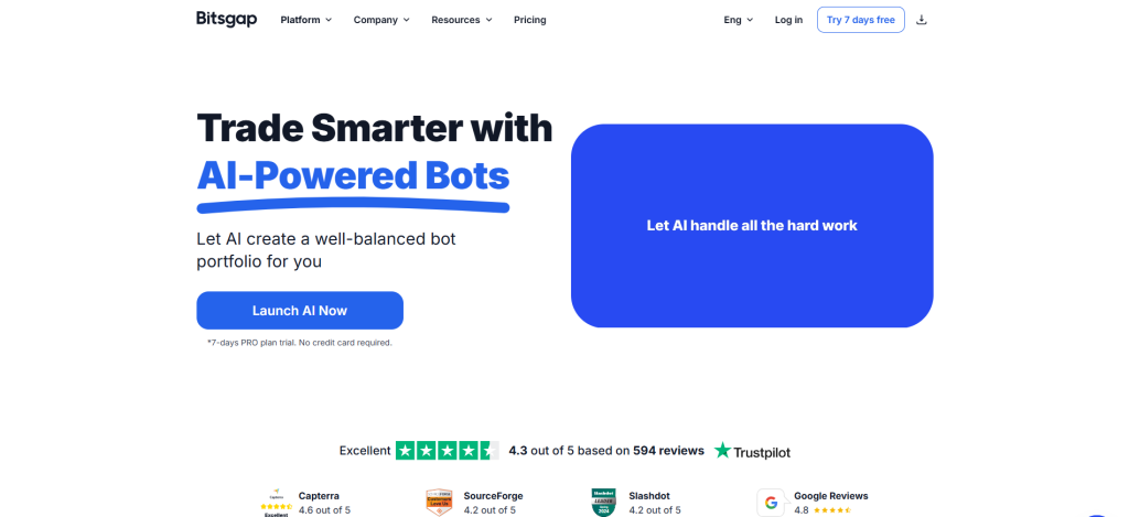 10 najbolјih AI crypto trgovinskih bot-ova 7