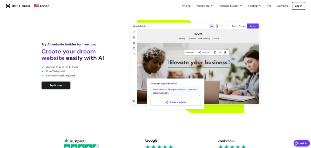 10 najbolјih AI web sajt builer-a 8