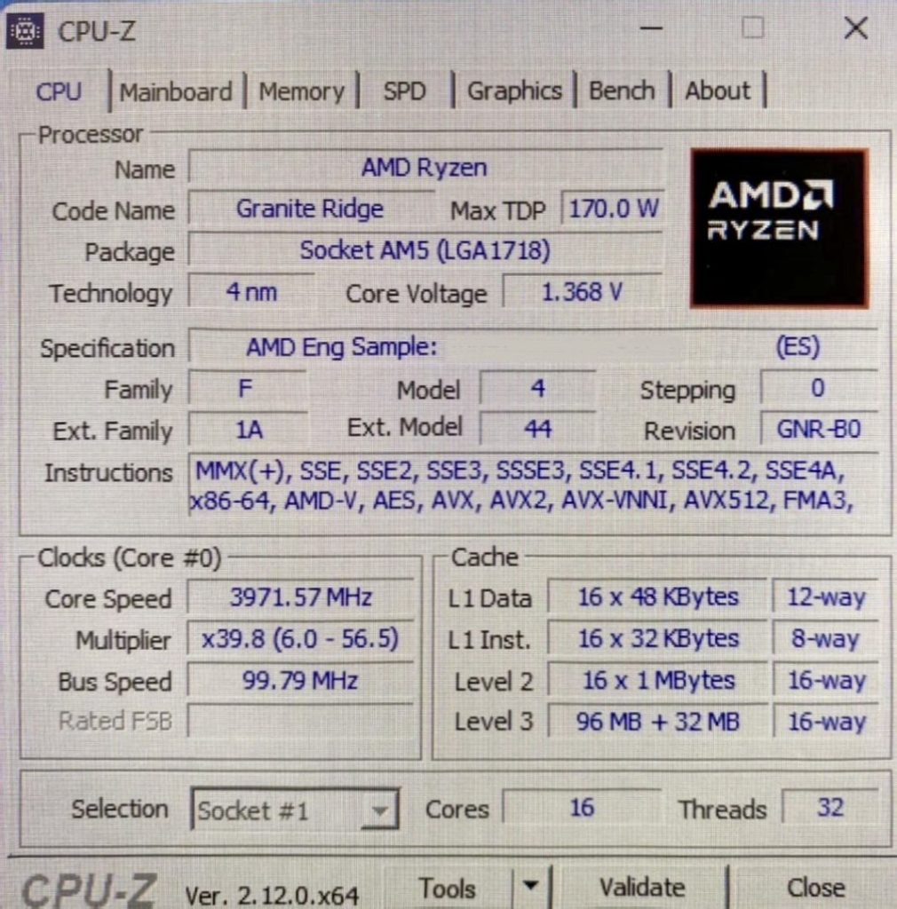 AMD Ryzen 9 9950X3D karakteristike 5.6+ GHz takt i 128 MB ukupnog L3 keša 1