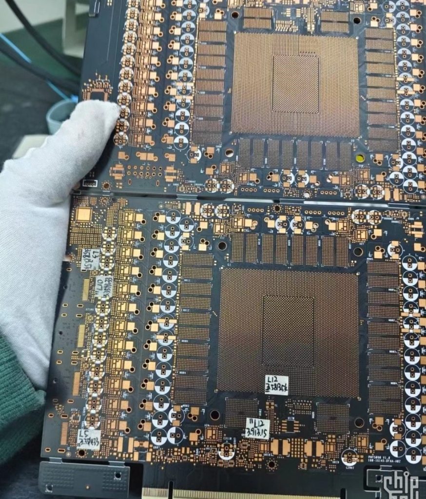 NVIDIA GeForce RTX 5090 PCB procurio – potvrđuje ogroman GB202 GPU, 16 GDDR7 memorijskih paketa i jedan 16-pinski konektor 3