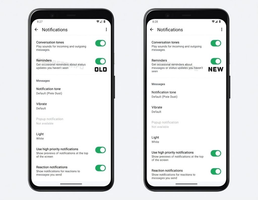 WhatsApp za Android beta korisnike donosi podsećanje na neviđene statuse i poruke 1