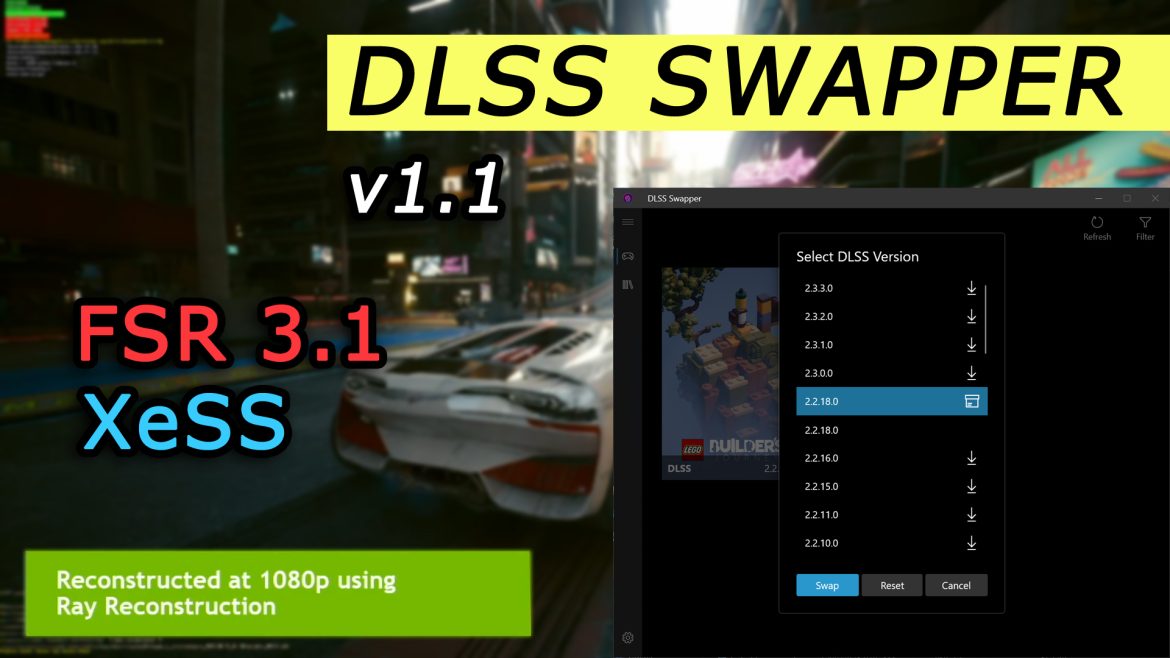 DLSS Swapper dobija ogromno ažuriranje Dodati FSR 3.1 i XeSS sa mnoštvom novih opcija